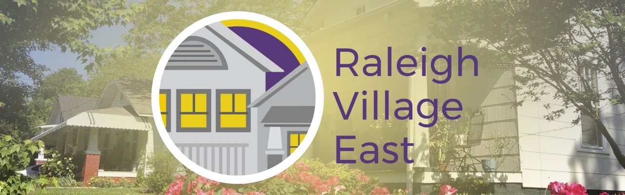 Header image for Raleigh Village East showing a beautiful North Carolina house